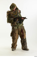  Photos John Hopkins Army Postapocalyptic Suit Poses aiming the gun standing whole body 0016.jpg
